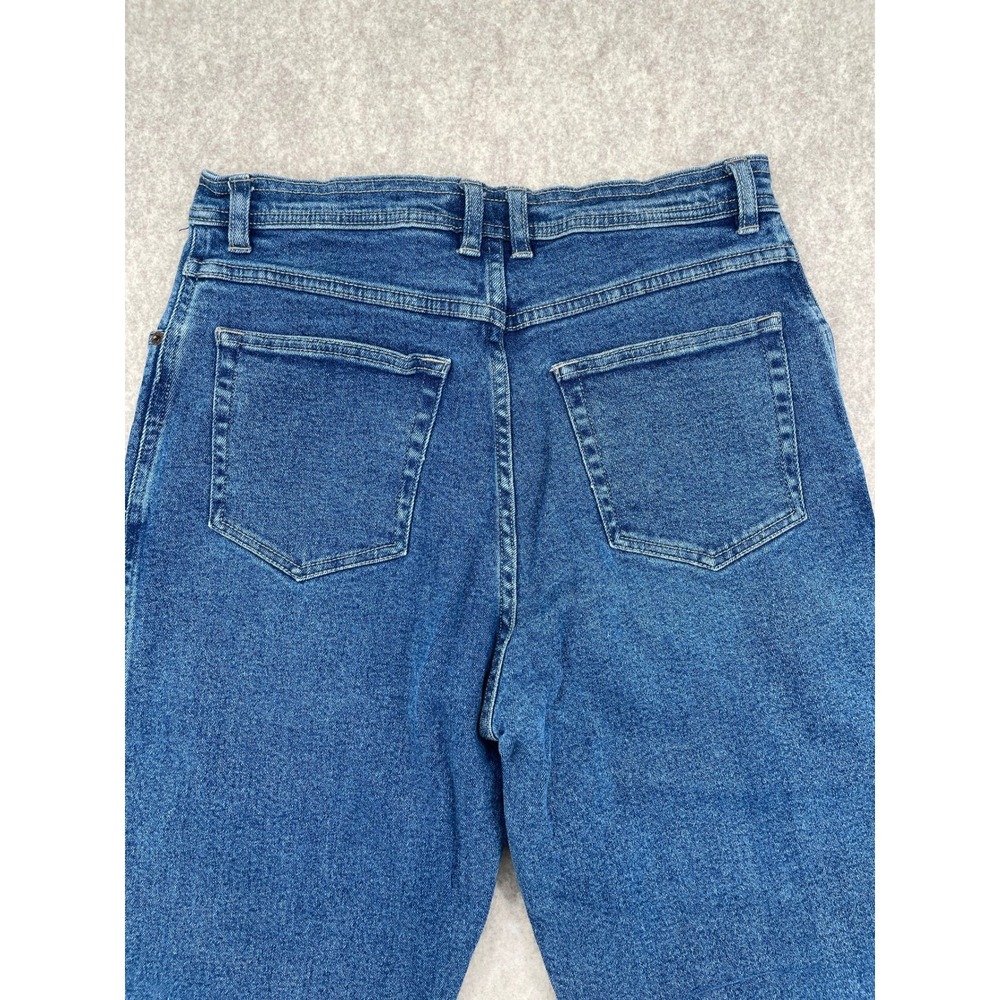 Vintage Bill Blass Womens Jeans Size 12 Blue High Rise Tapered Stretch Mom